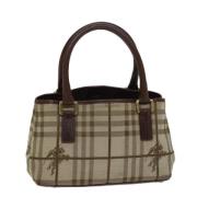 Burberry Vintage Pre-owned Canvas handvskor Brown, Dam