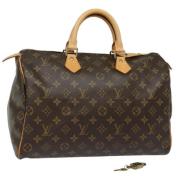 Louis Vuitton Vintage Pre-owned Canvas louis-vuitton-vskor Brown, Dam