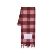 Maison Kitsuné Rosa Ull Vinterscarf Pink, Dam