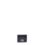 Baldinini Wallet in black quilted leather leather Black, Dam