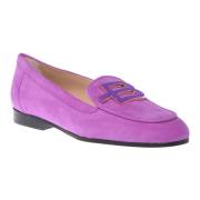 Baldinini Loafers in purple suede Purple, Dam