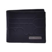 Baldinini Wallet in taupe quilted leather with monogram Black, Herr