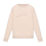 Maison Margiela Sweatshirt med vintageeffekt Pink, Herr