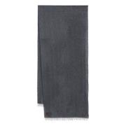 Canali Lyxig Cashmere Scarf, Tillverkad i Italien Blue, Herr