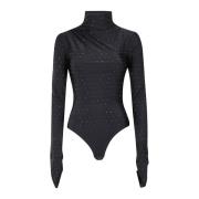 Andamane Kristall Bodysuit för Kvinnor Black, Dam