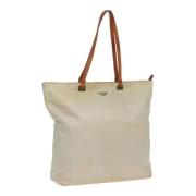 Prada Vintage Pre-owned Nylon totevskor Beige, Dam