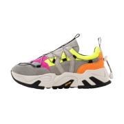 Mikakus Barcelona Färgglada Chunky Sneakers med Vibram Sula Multicolor...