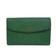 Louis Vuitton Vintage Pre-owned Laeder kuvertvskor Green, Dam