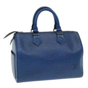 Louis Vuitton Vintage Pre-owned Laeder louis-vuitton-vskor Blue, Dam