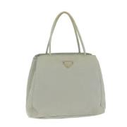 Prada Vintage Pre-owned Nylon prada-vskor Gray, Dam