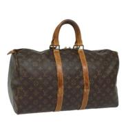 Louis Vuitton Vintage Pre-owned Canvas louis-vuitton-vskor Brown, Dam