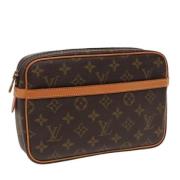 Louis Vuitton Vintage Pre-owned Canvas kuvertvskor Brown, Dam