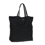 Prada Vintage Pre-owned Nylon totevskor Black, Dam