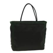 Prada Vintage Pre-owned Nylon totevskor Green, Dam