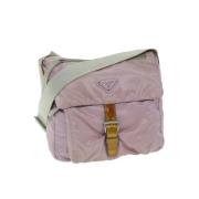 Prada Vintage Pre-owned Nylon prada-vskor Pink, Dam