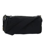 Prada Vintage Pre-owned Nylon prada-vskor Black, Dam