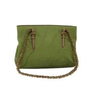 Prada Vintage Pre-owned Nylon prada-vskor Green, Dam