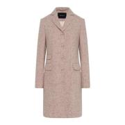 Kiton Elegant Cashmere Coat Pink, Dam