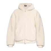 Balenciaga Faux Fur Sweatshirt Beige, Dam