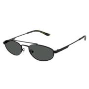 Emporio Armani Ea2157 Matt Svart Solglasögon Mörkgrå Black, Unisex