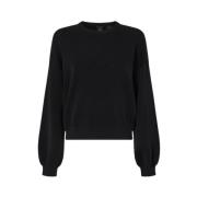 Pinko Stilren Stickad Topp Black, Dam