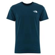 The North Face Herr Tryckt Bomull T-shirt Blue, Herr