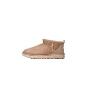 UGG Pälsfodrade Vinterstövlar Beige, Dam