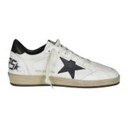 Golden Goose Nappa läderstjärna och häl sneakers White, Herr