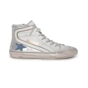 Golden Goose Vita höga sneakers med stjärna White, Herr