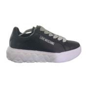 Love Moschino Hjärta Sneakers i Vit Black, Dam