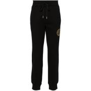 Versace Jeans Couture Svarta Byxor Aw24 Stiliga Black, Herr