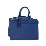 Louis Vuitton Vintage Pre-owned Laeder handvskor Blue, Dam