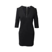 Balmain Pre-owned Pre-owned Tyg klnningar Black, Dam