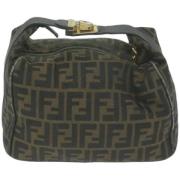 Fendi Vintage Pre-owned Canvas fendi-vskor Brown, Dam