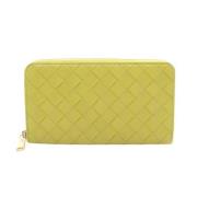 Bottega Veneta Vintage Pre-owned Laeder plnbcker Yellow, Dam