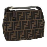 Fendi Vintage Pre-owned Canvas fendi-vskor Brown, Dam