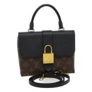 Louis Vuitton Vintage Pre-owned Canvas axelremsvskor Black, Dam