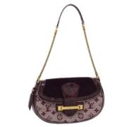 Louis Vuitton Vintage Pre-owned Laeder axelremsvskor Purple, Dam