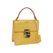 Louis Vuitton Vintage Pre-owned Laeder handvskor Yellow, Dam