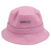 Jacquemus Canvas hattar-och-kepsar Pink, Dam