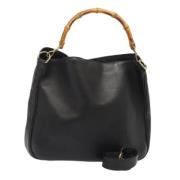 Gucci Vintage Pre-owned Laeder handvskor Black, Dam