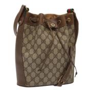 Gucci Vintage Pre-owned Laeder gucci-vskor Beige, Dam