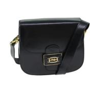 Celine Vintage Pre-owned Laeder axelremsvskor Black, Dam