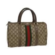 Gucci Vintage Pre-owned Canvas gucci-vskor Beige, Dam