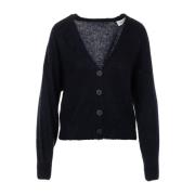 NIU Blå Cardigan Sweaters Blue, Dam