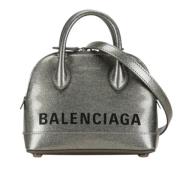 Balenciaga Vintage Pre-owned Laeder handvskor Gray, Dam