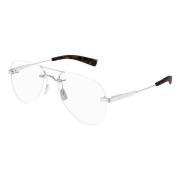 Saint Laurent Fashion Glasögon Gray, Unisex