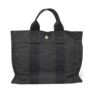 Hermès Vintage Pre-owned Canvas totevskor Gray, Dam