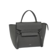 Celine Vintage Pre-owned Laeder handvskor Gray, Dam