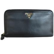 Prada Vintage Pre-owned Laeder plnbcker Black, Dam